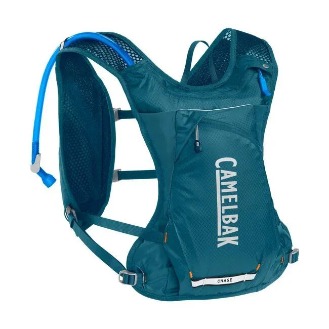 Chase Race 4 Hydration Vest with Crux 1.5L Reservoir, Color: Moroccan Blue