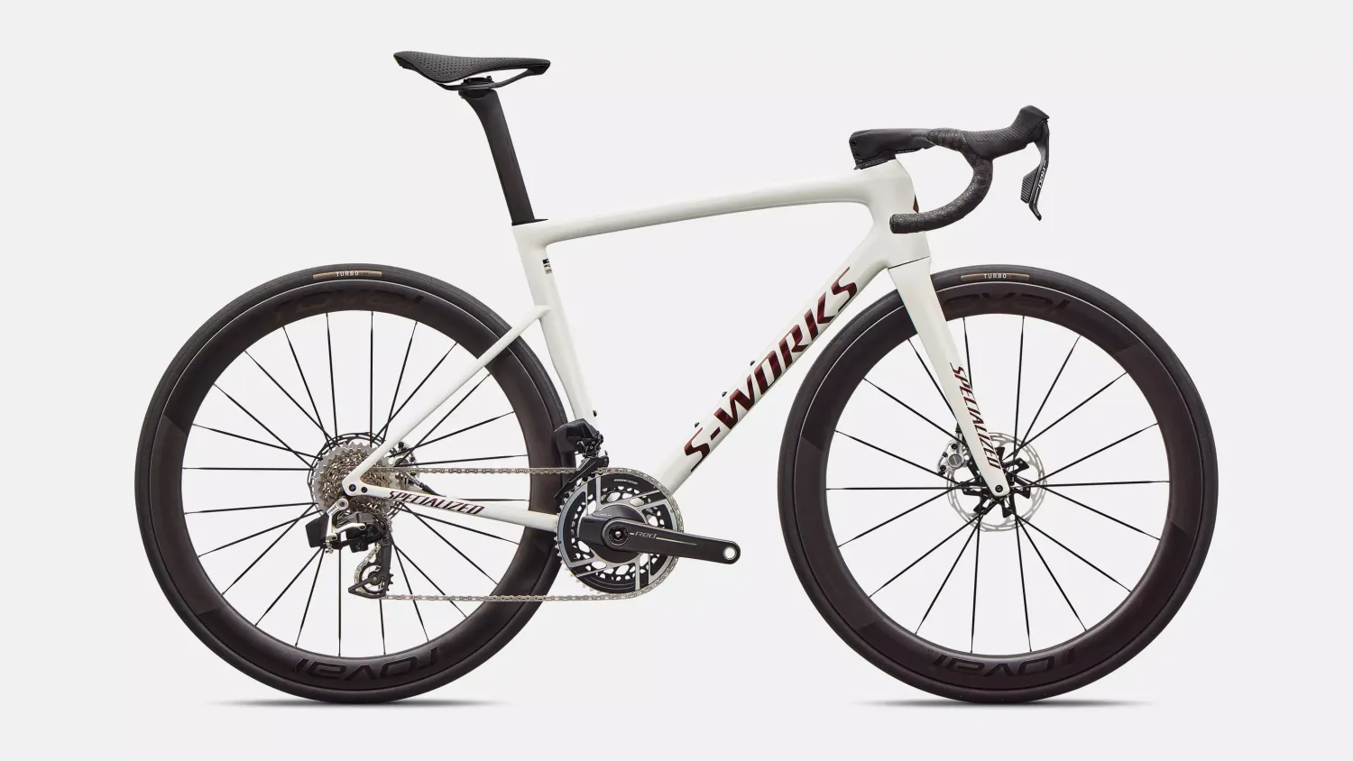 Specialized S-Works Tarmac SL8 - SRAM Red AXS, Color: Gloss Metallic White Silver / Pearl / Black, Frame Size: 52