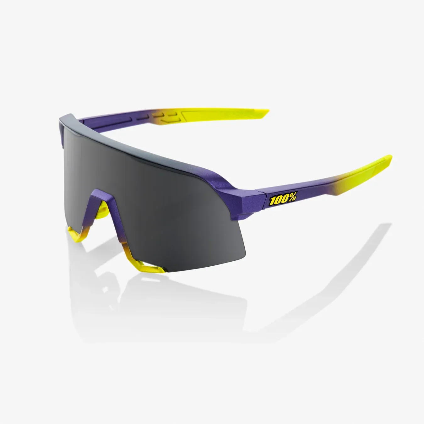 100% S3 Sunglasses 100% S3 Sunglasses, Color: Matte Metallic Digital Brights