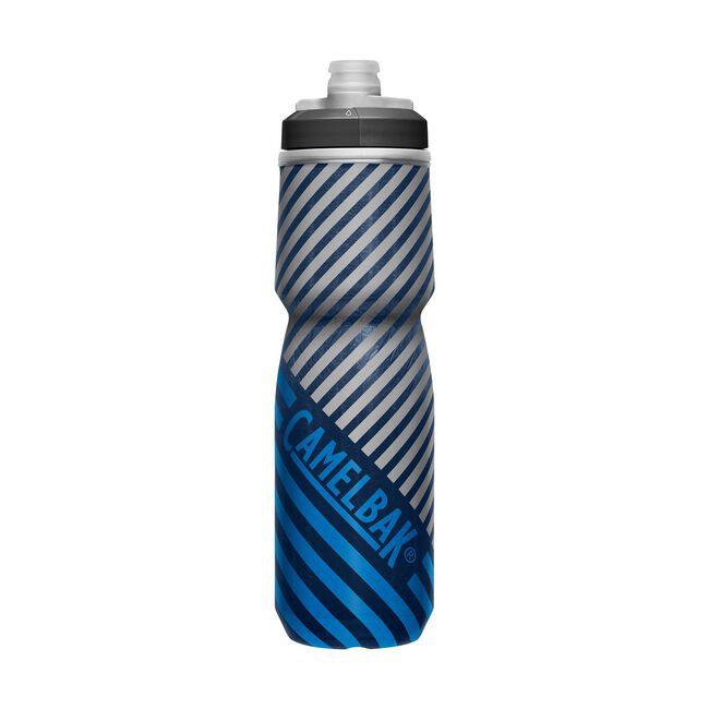 Camelbak Podium Chill Outdoor 24oz, Color: Navy/Stripe, Size: 24oz