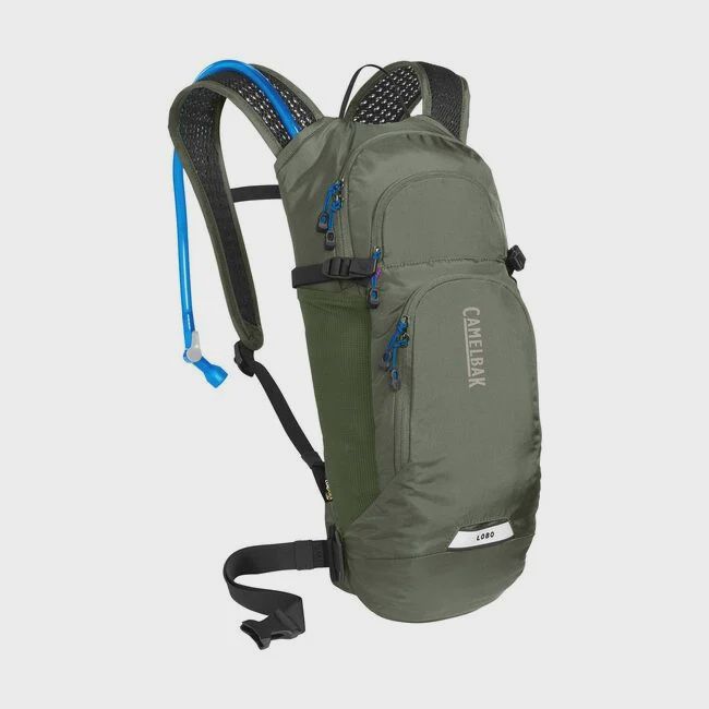 Camelbak Lobo Hydration Pack, Color: Burnt Olive/Black, Size: 70oz