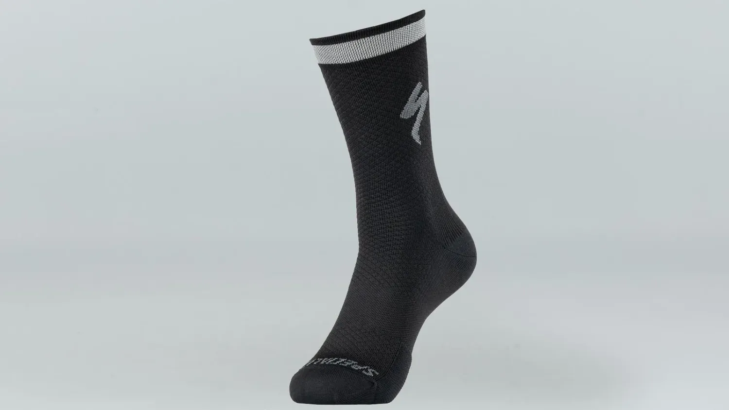 Specialized Soft Air Reflective Tall Socks, Color: Black, Size: Small