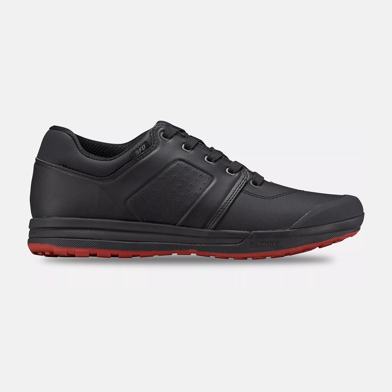 Specialized 2FO DH Clip MTB Shoe, Color: Black/Redwood, Size: 40