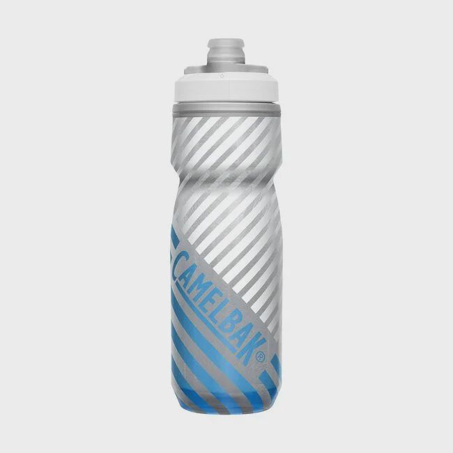 Camelbak Podium Chill Outdoor 21oz, Color: Grey/Blue Stripes, Size: 21oz