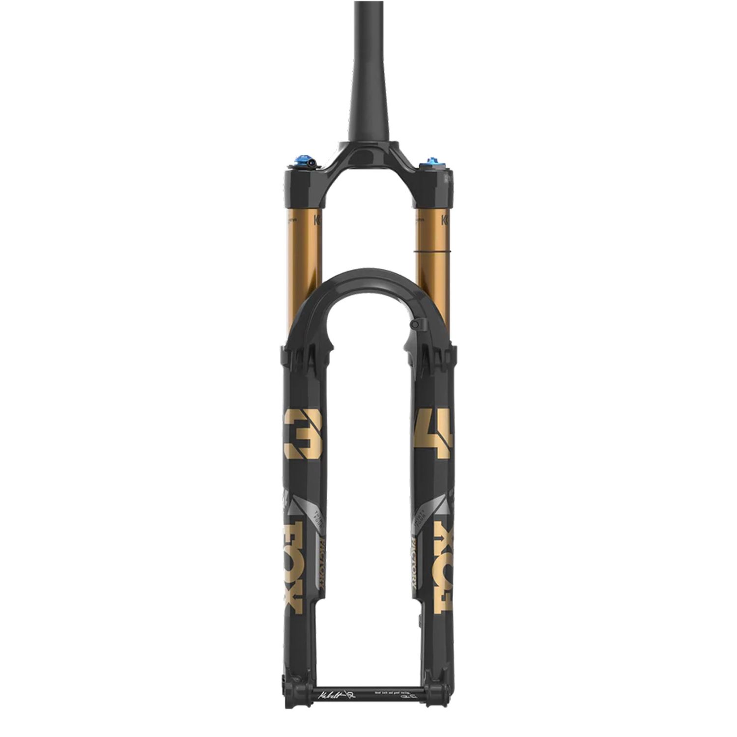 2025 Fox Float 34 Factory Step-Cast Grip SL 120mm, Color: Shiny Black/Grey Logo