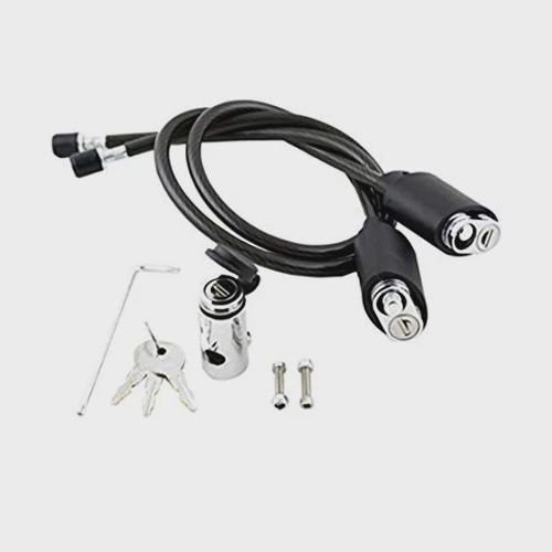 Kuat Transfer Cable Lock Kit, Size: DOUBLE, Type: 011