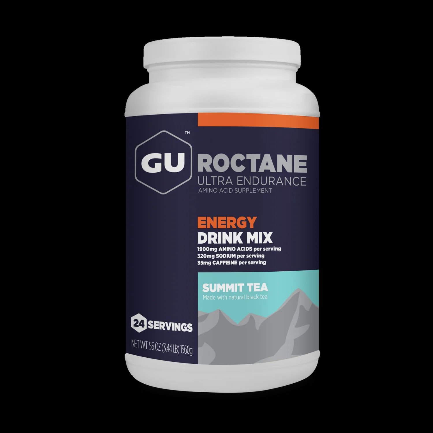 Gu Energy Roctane Energy Drink Mix, FLAVOR: Summit Tea, Size: 55oz