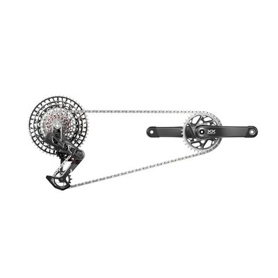 SRAM XX SL T-Type Eagle Transmission Groupset - 175mm Crank, 34t Chainring, AXS POD Controller, 10-52t Cassette, Rear Derailleur, Chain