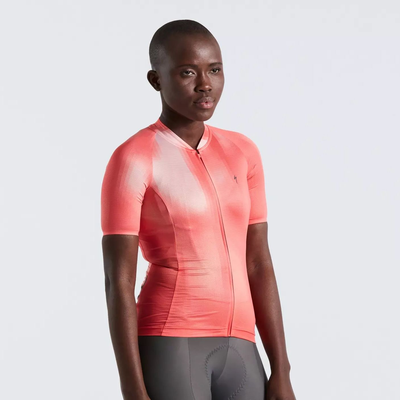 Specialized Women's SL Air Jersey SS, Color: Distortion Vivid Coral, Size: Small