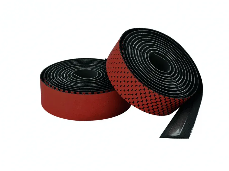Ciclovation Leather Touch Bar Tape, Color: FUSION RED