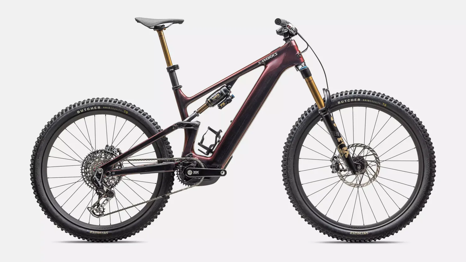 Specialized S-Works Turbo Levo G4 Carbon, Color: Red Pearl/Black/Metallic White Silver, Size: S3