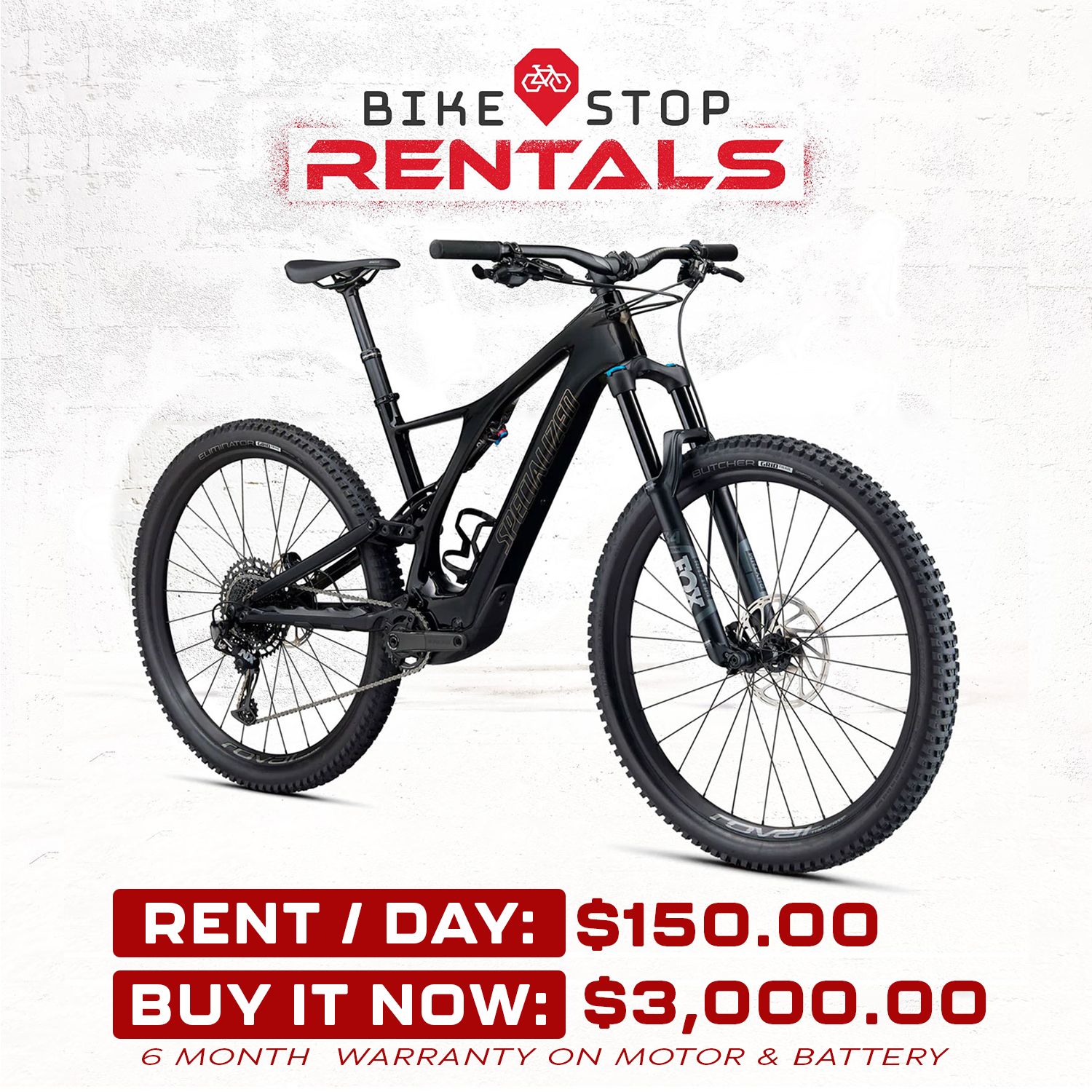 Levo SL Comp Carbon S3 (Medium)- E.Bike Rental E4
