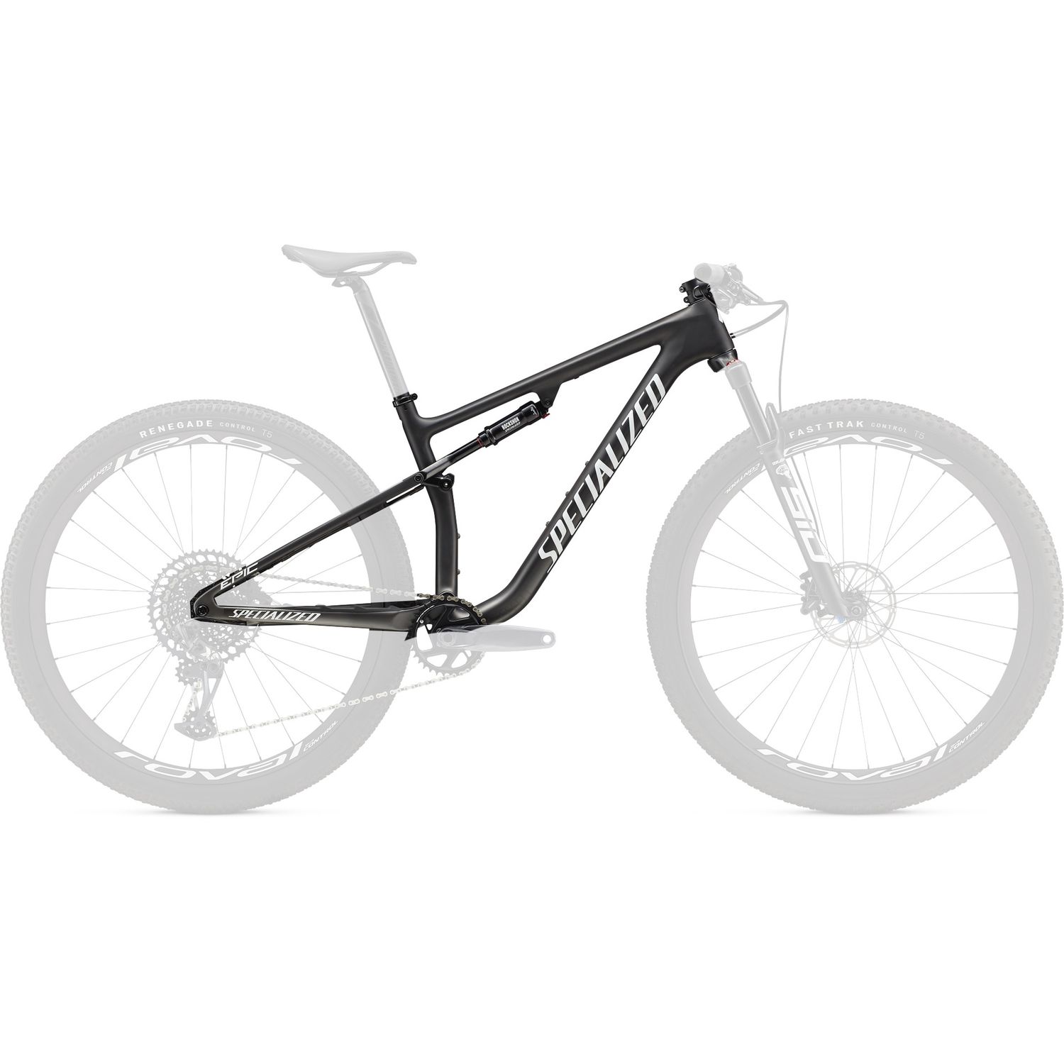 Specialized Epic Expert Frame, Color: Carb/Smoke/Wht, Model: Expert, Size: Large