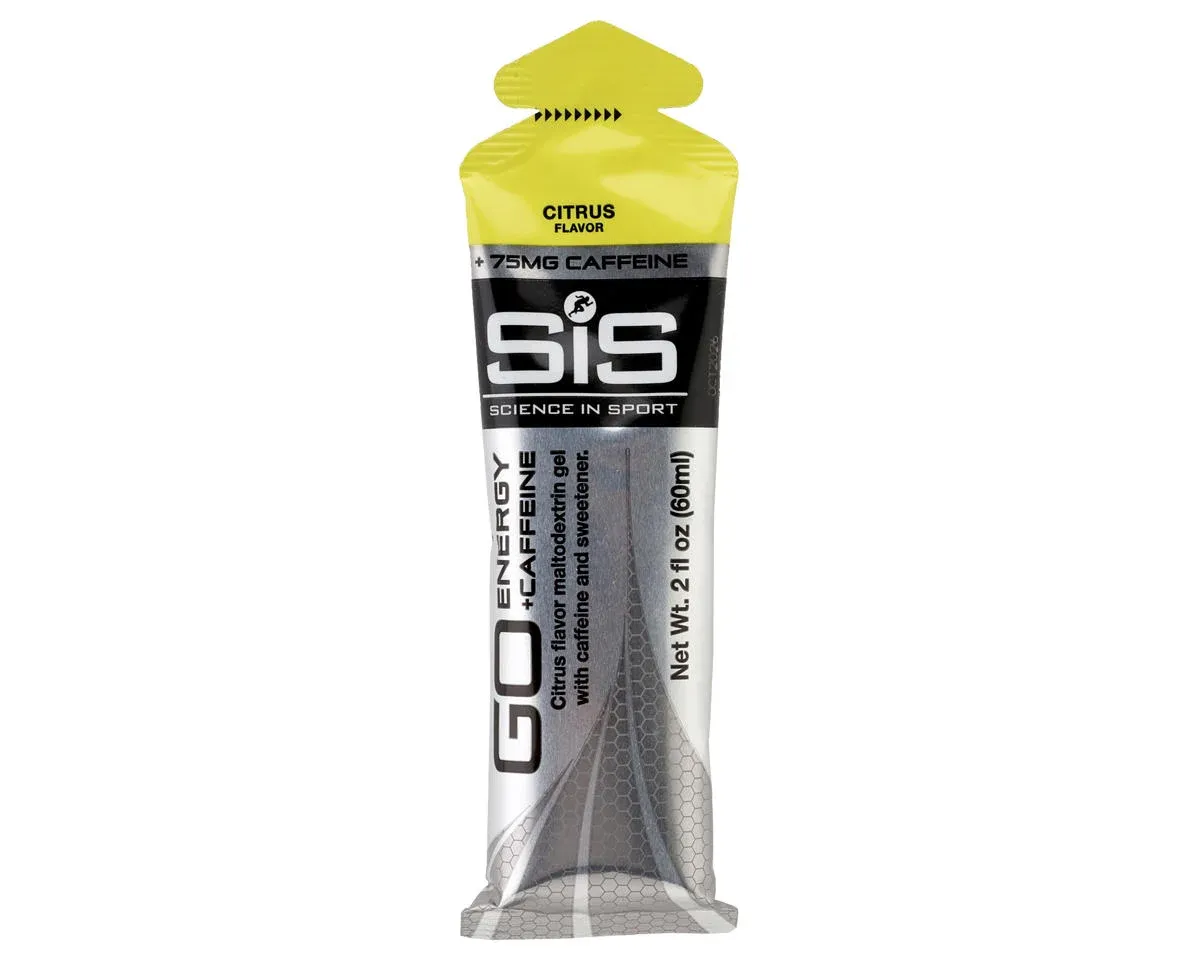 SiS GO Energy + Gels, FLAVOR: CITRUS 75MG CAFFEINE