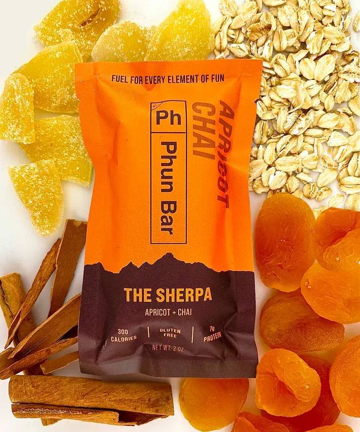 Phun Bar, FLAVOR: SHERPA APRICOT+CHAI