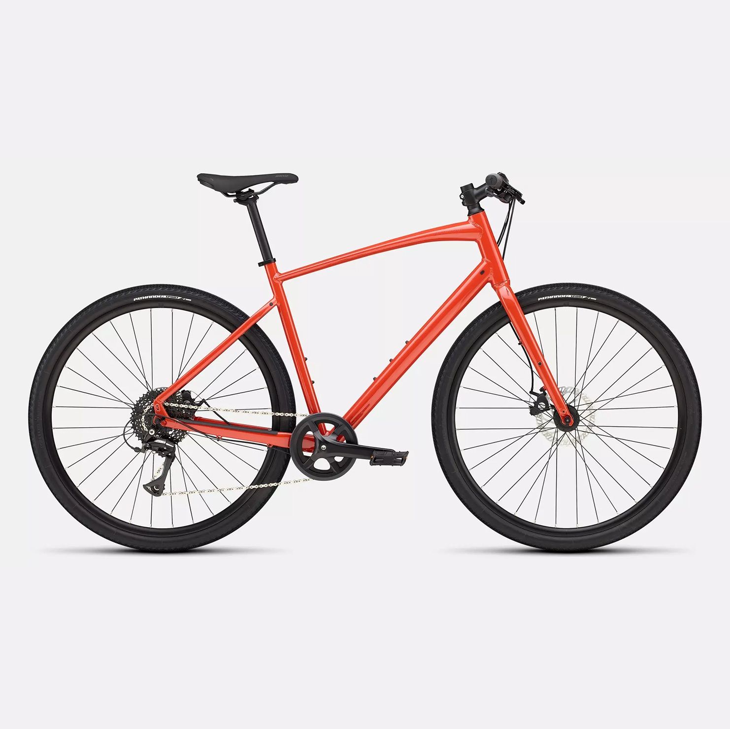 Specialized Sirrus X 1.0, Color: Gloss Deep Orange/Redwood Reflective, Frame Size: X-Small