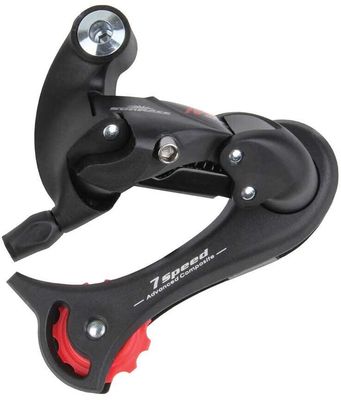 Sun Race, RDM37, Rear derailleur, Long cage, 7sp.