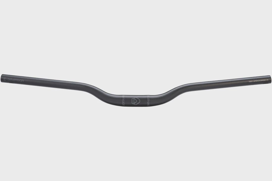 MSW Mountain Handlebar: 35mm Rise, 31.8, 720mm wide, Black