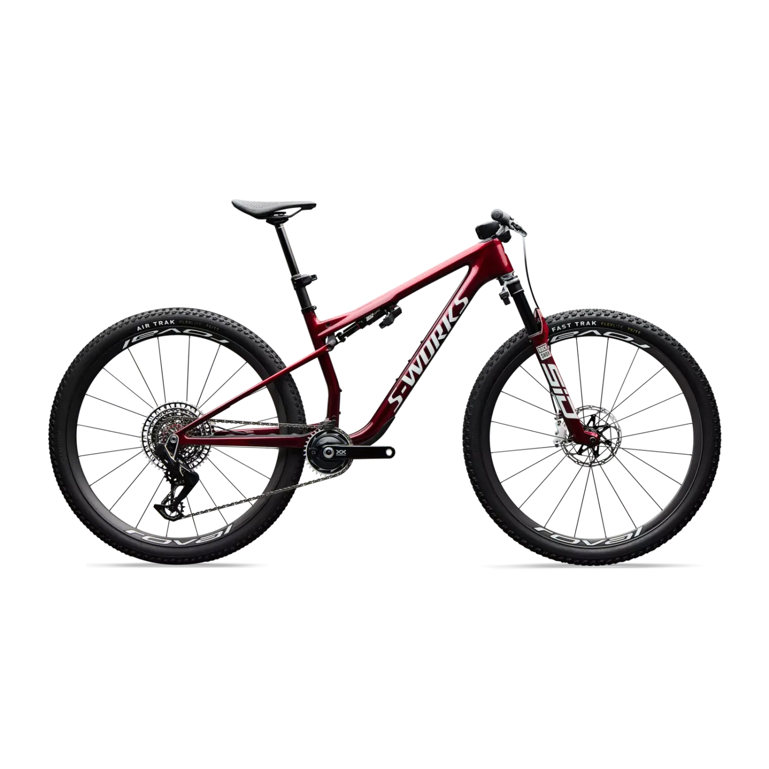 Specialized S-Works Epic 9, Color: Red Tint/ Red Reflex Pearl Edge Fade/White, Size: Medium
