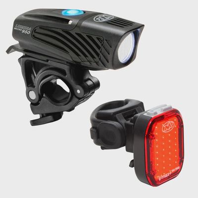 NiteRider Lumina Micro 950 and Vmax+ 180 Combo Front and Rear Light Set