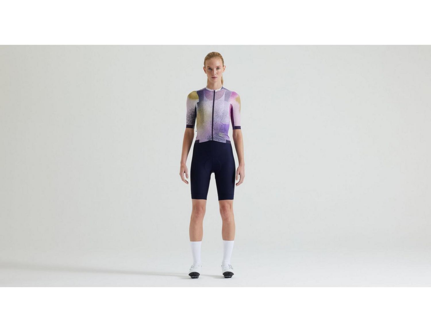 Specialized Women's Prime Lightweight SS Jersey, Color: White/Multi Spindrift, Size: Small
