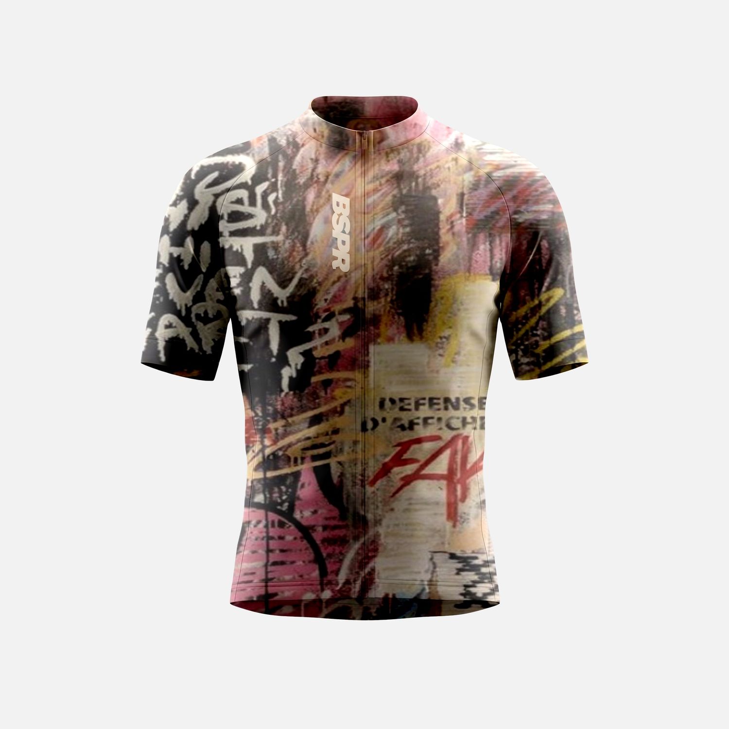 Gavia BSPR Short Sleeve Jersey - Graffiti Collection, Color: Brown, Size: Small