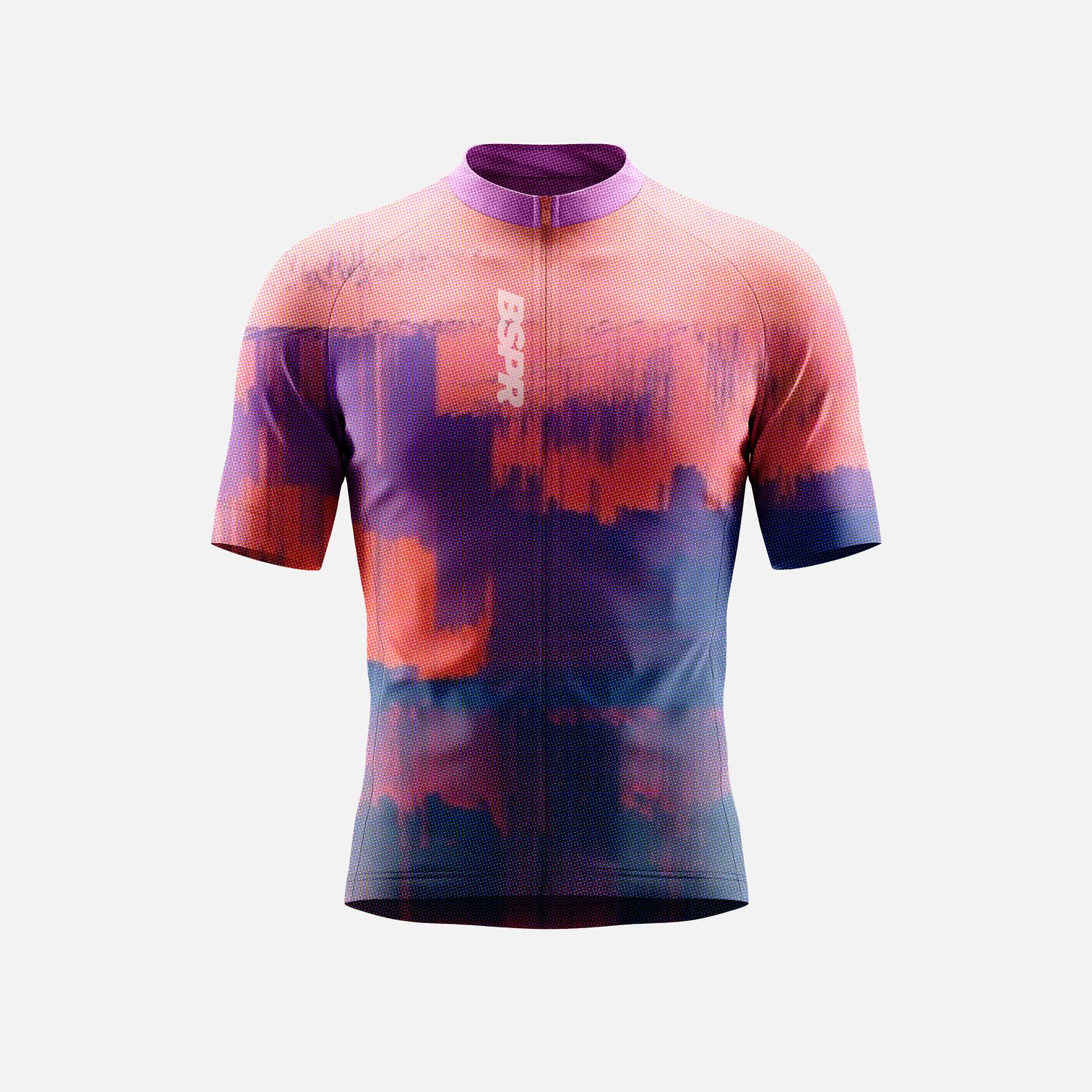 BSPR Short Sleeve Men's Jersey - Glitch Collection, Color: Monte, Size: 2X-Large