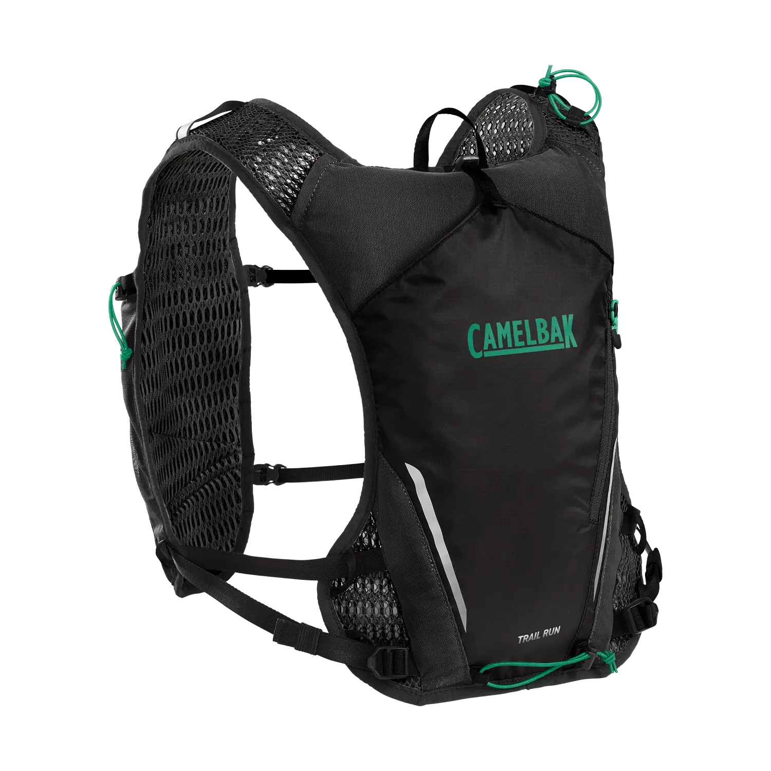 Camelbak Trail Run Vest with Two 17oz Quick Stow Flasks, Color: Black