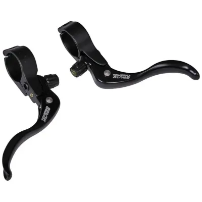 Tektro RL720 Cross Levers - 24mm Clamp Diameter, Pair, Gloss Black