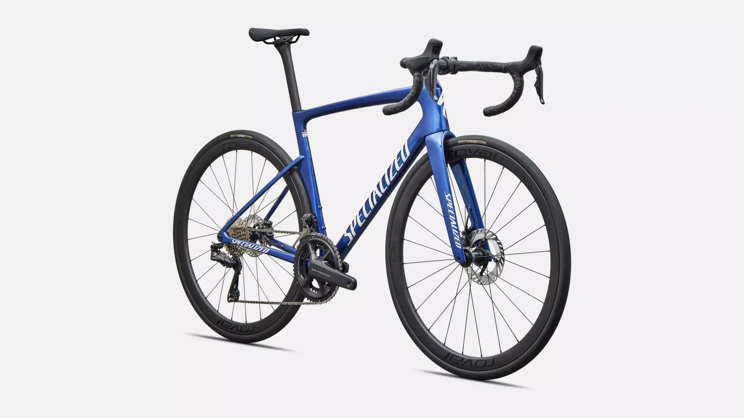 Specialized Tarmac SL9 Expert Di2, Color: Gloss Pacific Blue Metallic / White, Frame Size: 52