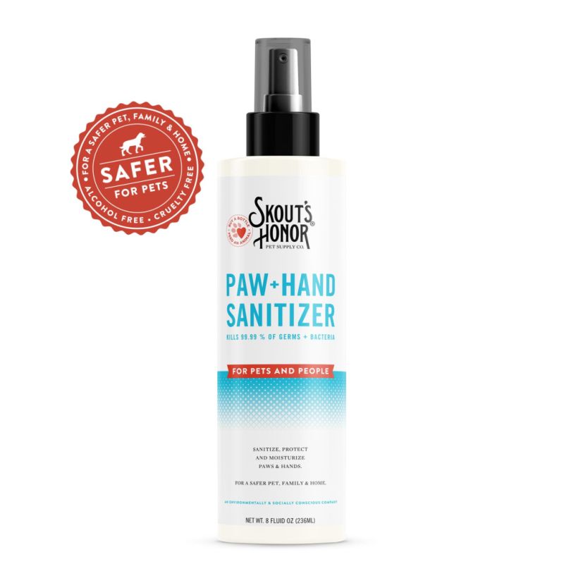 Skout&#39;s Honor Paw &amp; Hand Sanitizer Spray