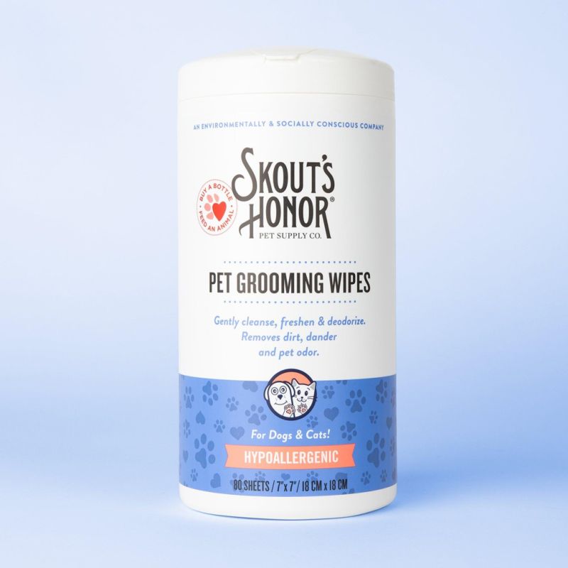 Skout&#39;s Honor Pet Grooming Wipes