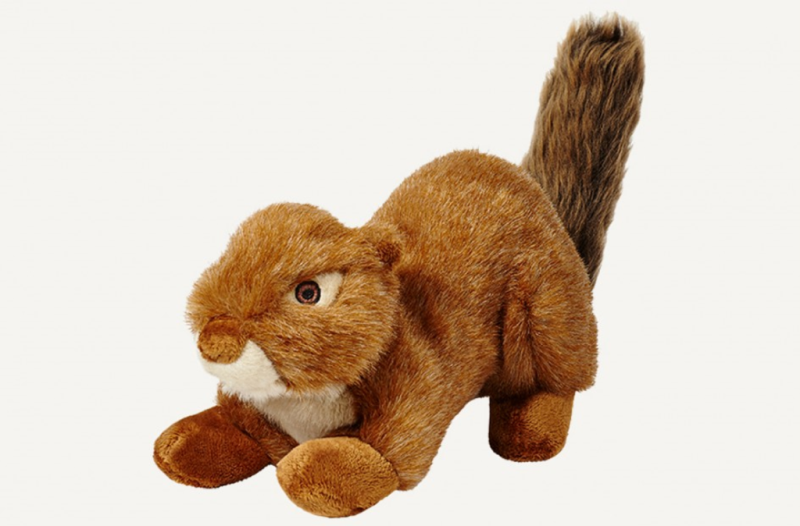 Fluff &amp; Tuff Red Squirrel Squeakerless