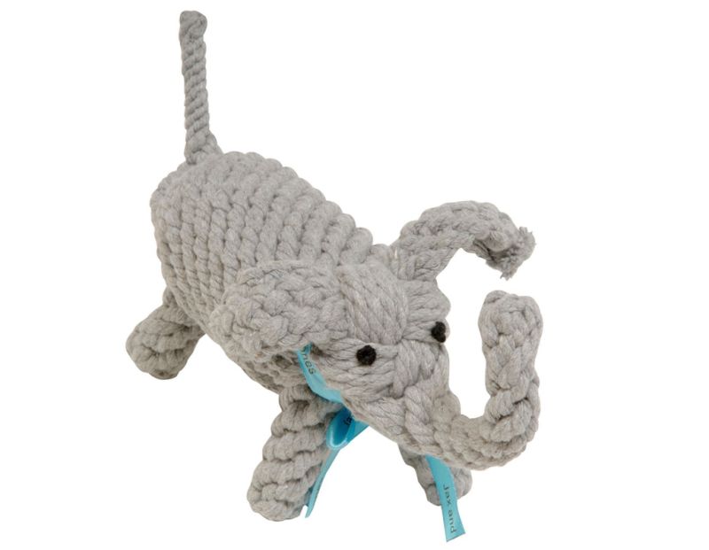 Jax &amp; Bones Coco the Elephant Rope Dog Toy
