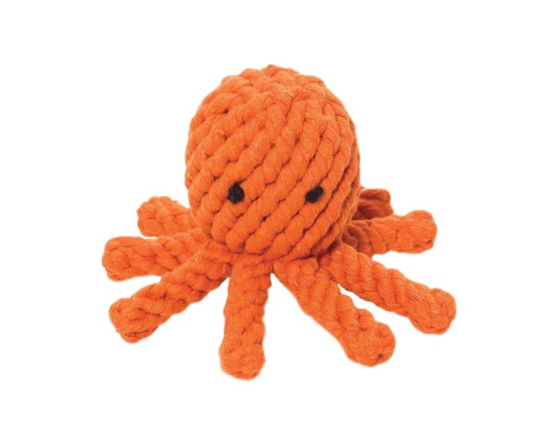 Jax &amp; Bones Elton the Octopus Rope Dog Toy
