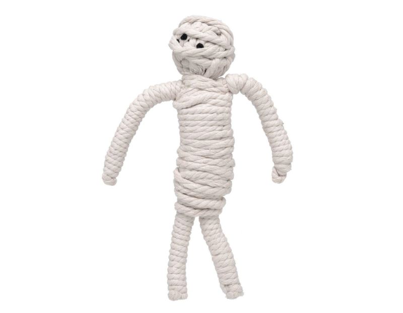 Jax &amp; Bones Mummy Rope Toy 10&quot;