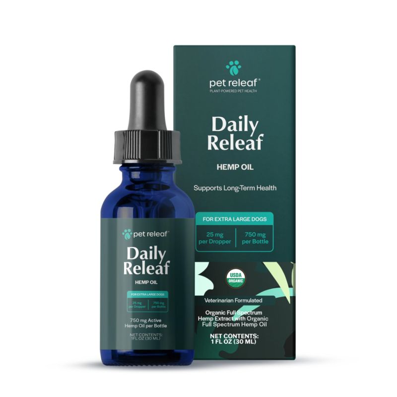 Pet Releaf - 750 - Daily Releaf - Hemp Oil Organic