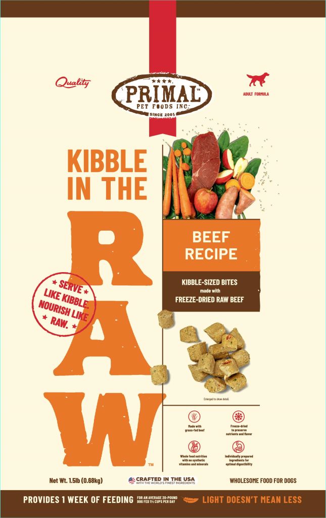 Primal Kibble in the Raw