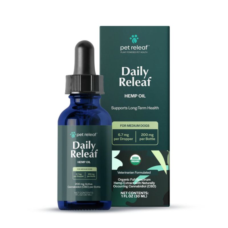 Pet Releaf - 200 - Daily Releaf - Hemp Oil Organic