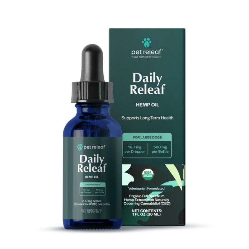 Pet Releaf - 500 - Daily Releaf - Hemp Oil Organic