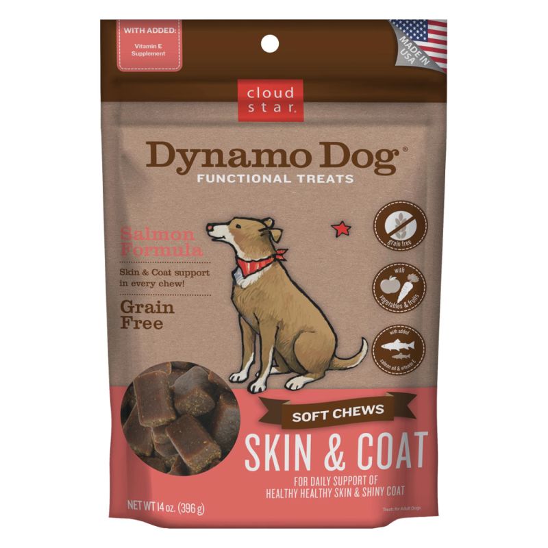 Cloud Star Dynamo Dog Soft Chews Skin &amp; Coat