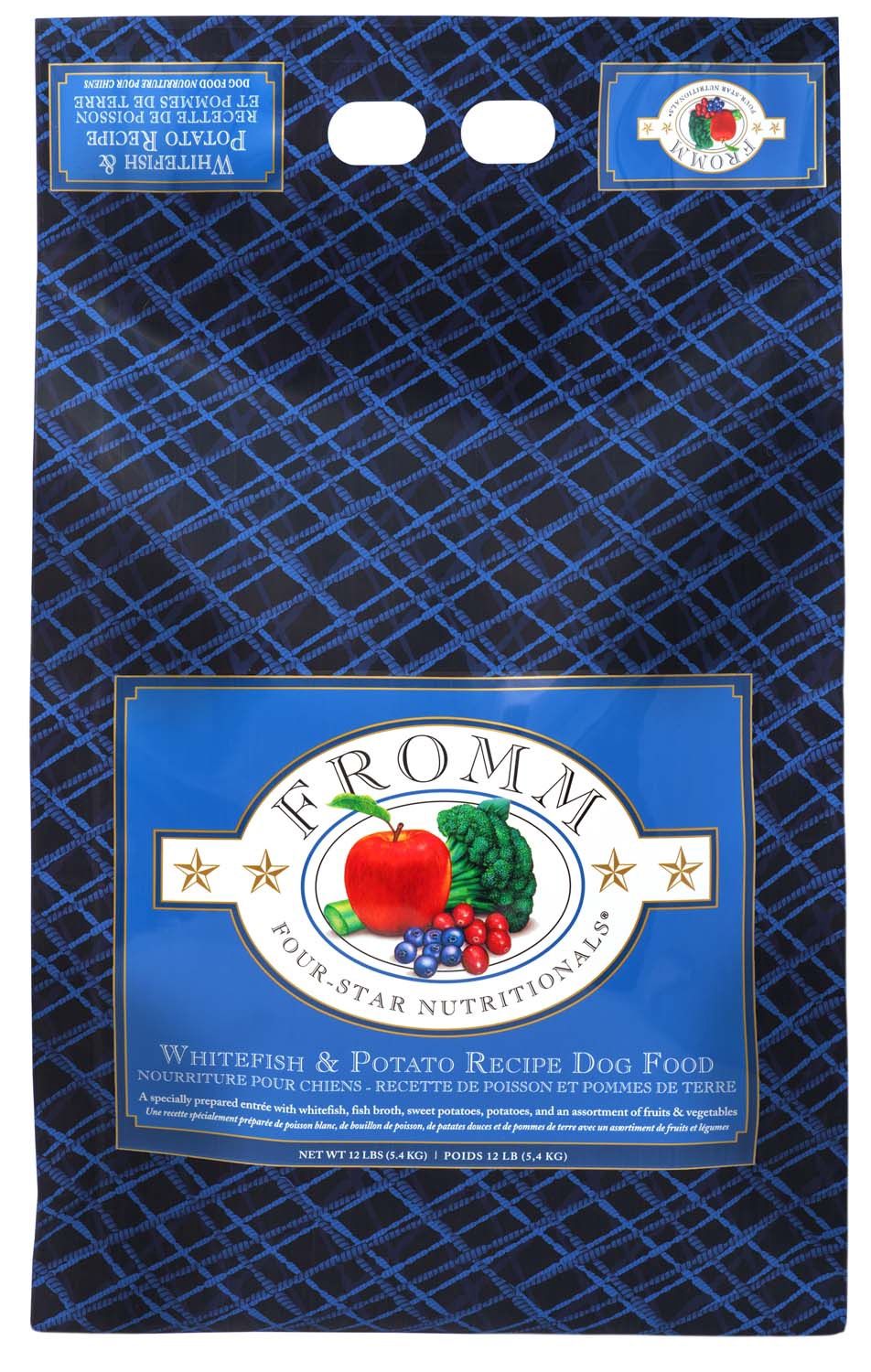 Fromm - Four Star - Grain Inclusive - Whitefish &amp; Potato- 12lb
