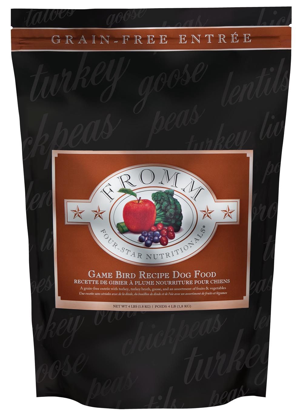 Fromm - Four Star - Grain Free - Game Bird - 4lb
