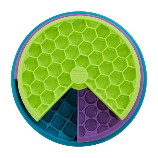 Lickin-Layers Interactive Puzzle Game and Slow Feeder Dog Bowl