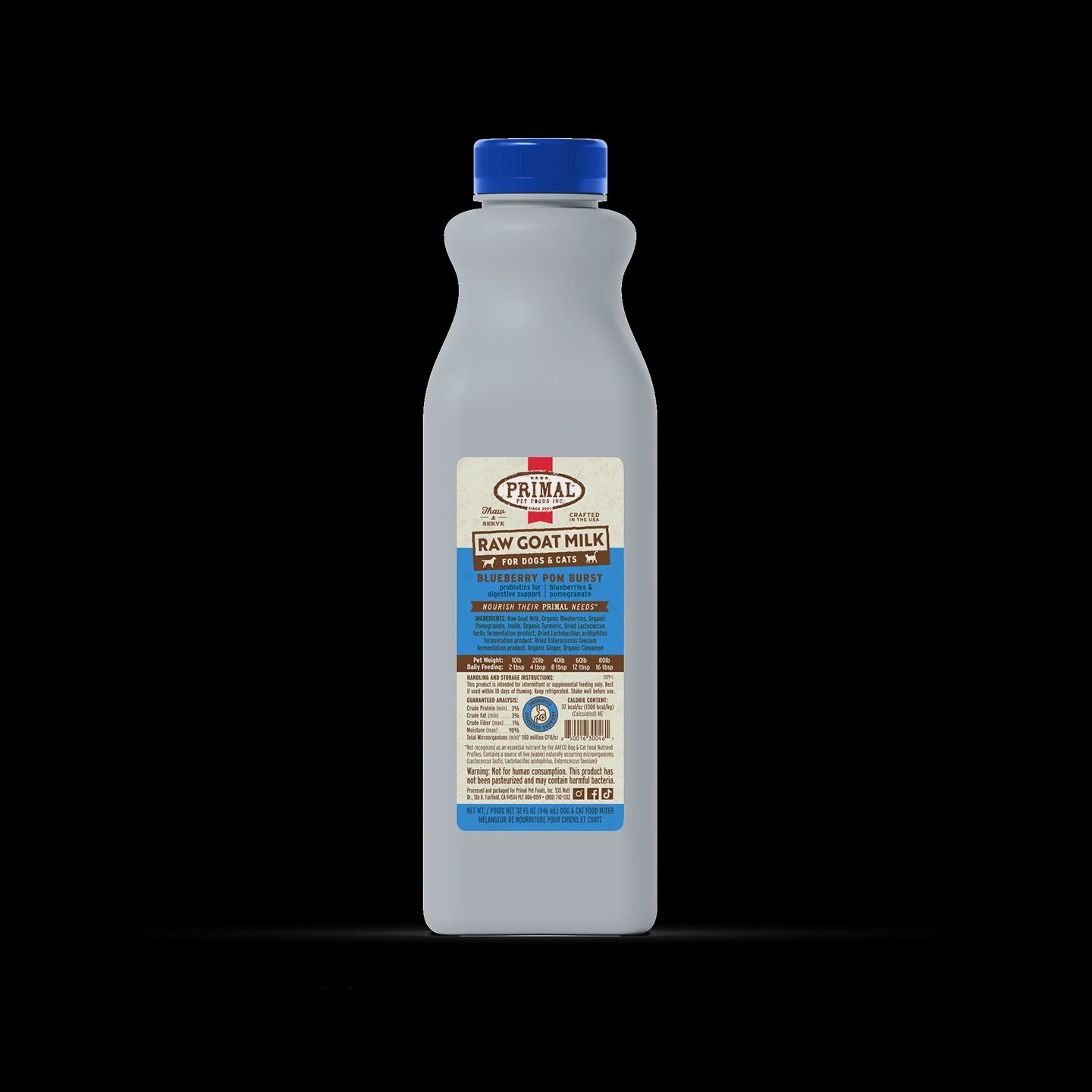 Primal Goat Milk, Color: Blueberry Pom Burst