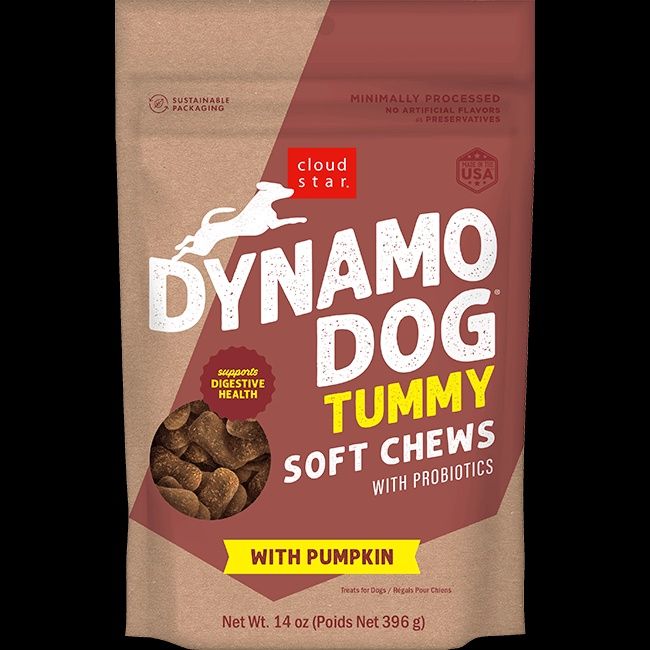 Cloud Star Dynamo Dog Soft Chews Tummy