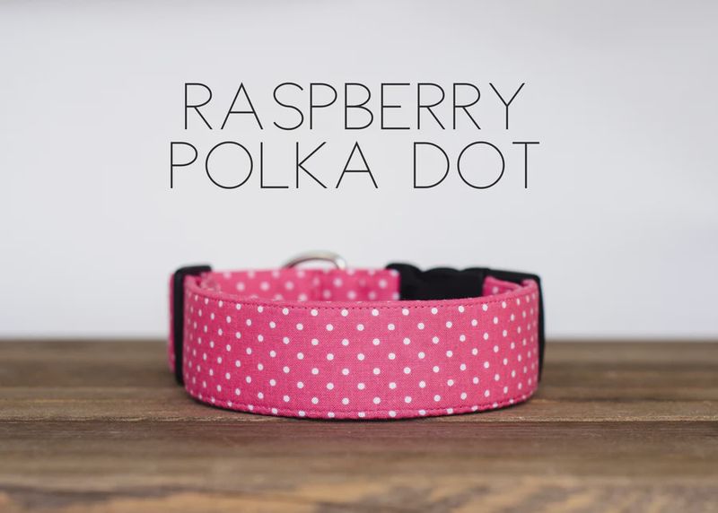 Puddle Jumper Pups Raspberry Polka Dot