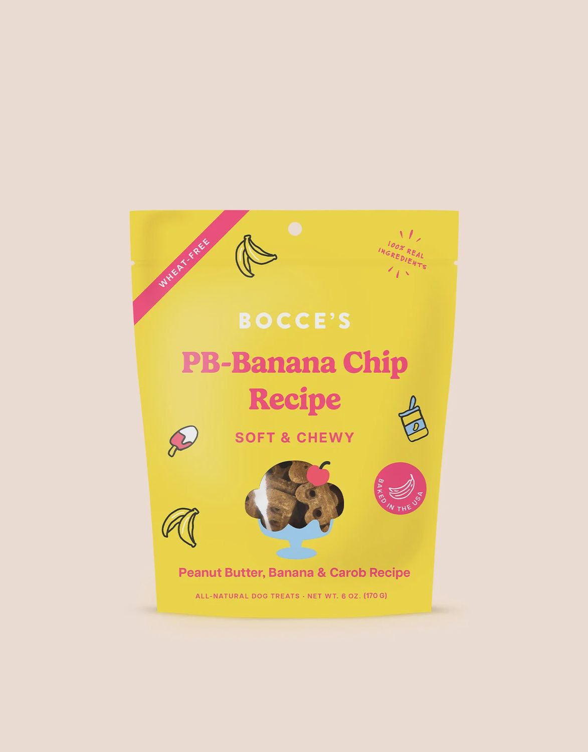 Bocce&#39;s Bakery - Soft &amp; Chewy, Color: PB Banana Chip
