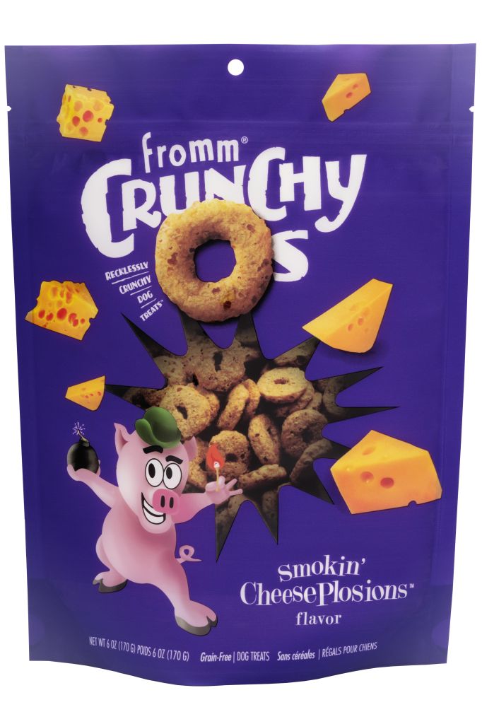 Fromm Crunchy O&#39;s CheesePlosion, Size: 6oz