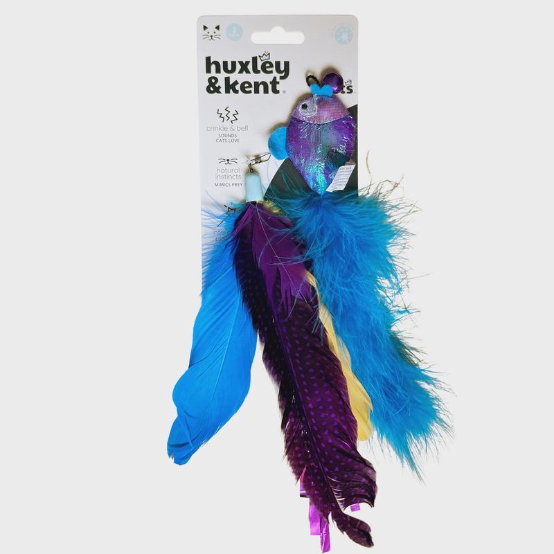 Cat Wand Purple Fish Refill
